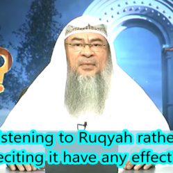 Does listening to Ruqya have the same affect as someone reciting ruqya in person?