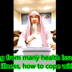 Suffering from a lot of health issues and a long illness, how to cope with it?