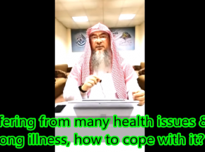 Suffering from a lot of health issues and a long illness, how to cope with it?