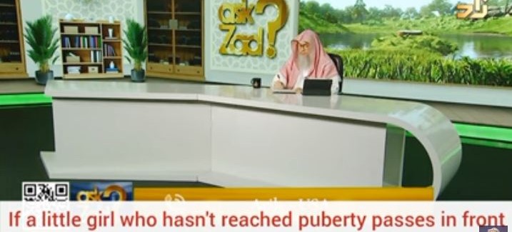 If little girl who hasn't reached puberty passes in front of me Is my prayer invalid