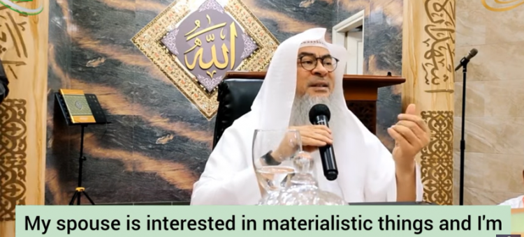My wife is interested in materialistic things, I'm interested in dawah How 2 balance