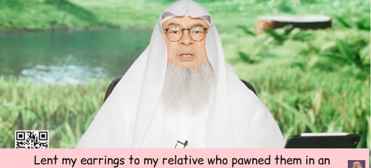 Lent my earrings to my relative who pawned them in interest loan which I didn't know, am I sinful?