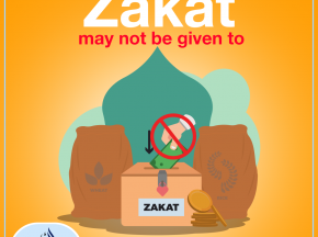 Zakat may not be given to