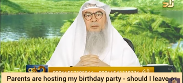 Parents hosting my birthday party, my newly practicing cousin would be there, should I stay?
