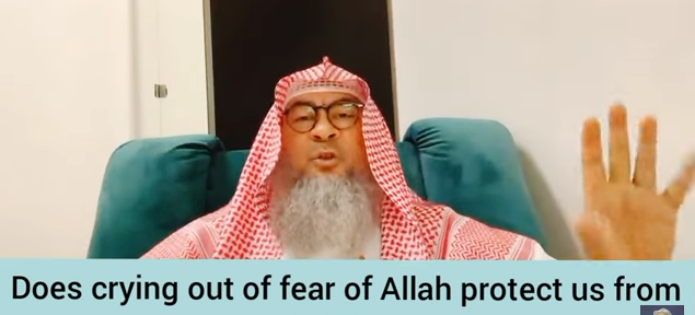 Does crying out of the fear of Allah protect us from Hellfire?
