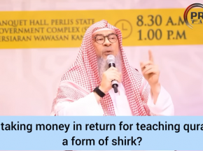 Is taking money for teaching Quran Teaching Islam, for being an imam a form of shirk