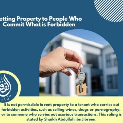 Letting Property to People Who Commit What is Forbidden