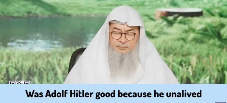 Was Ad*lf H*tl*r good cuz he k*lled enemies of Islam What's our attitude towards him