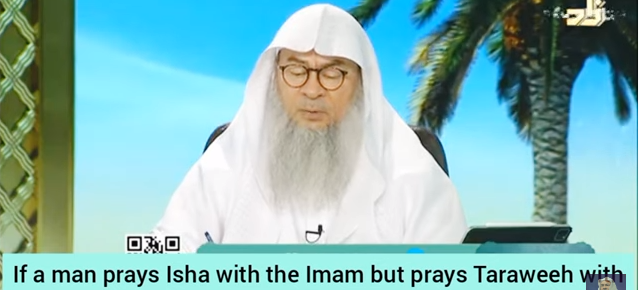 If I pray isha in masjid but pray taraweeh with family, do I get reward of praying all night?