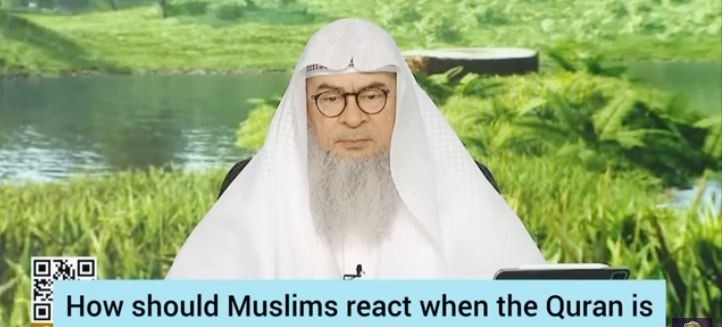 How should muslims react when disbelievers burn the Quran?