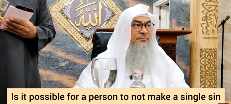 Is it possible for a person to not make a single sin throughout the whole day?