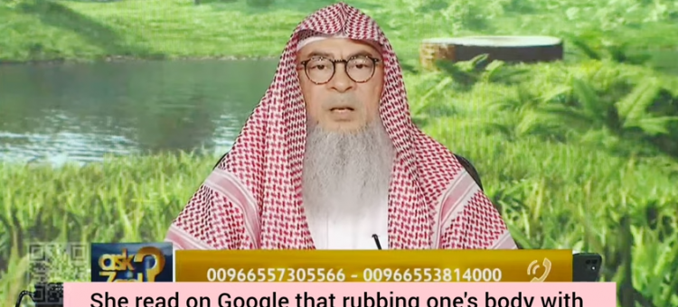 She read on Google that rubbing one's body with cream or oil is like masturbation, is she sinful OCD