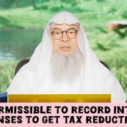 Is it permissible to record interest expenses to get tax reductions? #islam #islamic