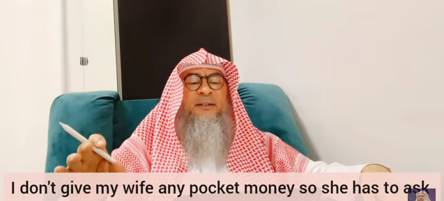 I don't give my wife pocket money...