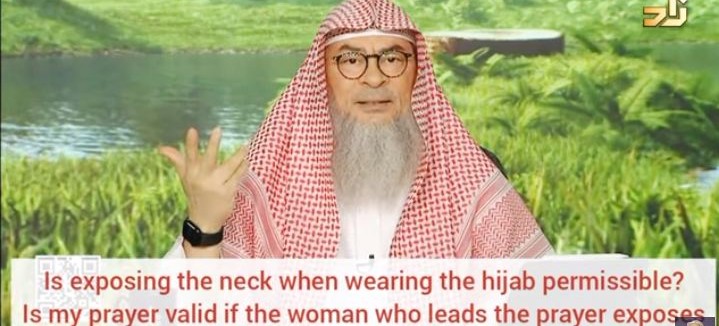 Exposing neck when wearing hijab, is my prayer valid?
