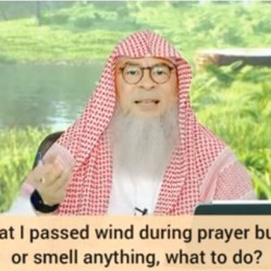 Doubtful I passed wind during prayer but I didn't hear a sound nor smell anything