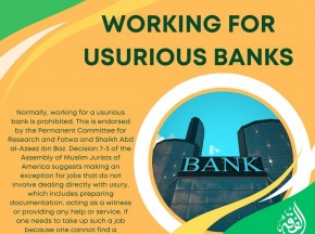 Working for Usurious Banks