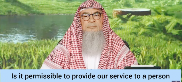 Is it permissible to provide services to people who would use it for halal & haram
