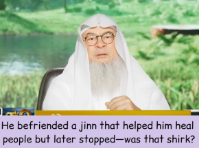He befriended a Jinn that helped him heal people but later stopped, was that shirk?