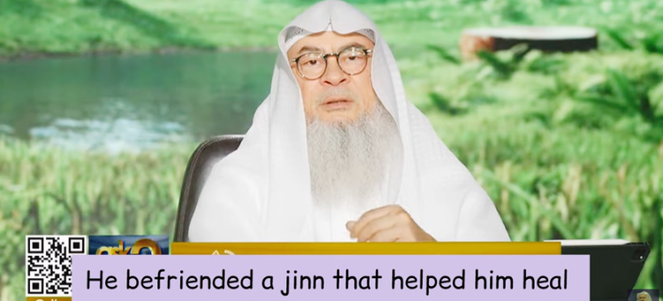 He befriended a Jinn that helped him heal people but later stopped, was that shirk?