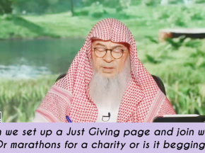 Cn we set up Just Giving page & join walks or marathons for charity or is it begging