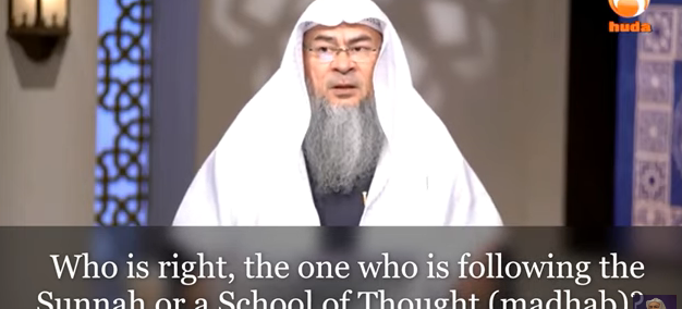 Who is right, the one following the Sunnah or a School Of Thought (Madhab)?