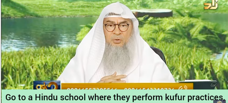 My school does hindu prayers every morning, what should I do (Kufr Prayers & Rituals)
