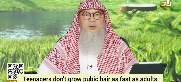 Teenagers don't grow Pubic Armpit hair as fast as adults, 40 day shaving rule apply?