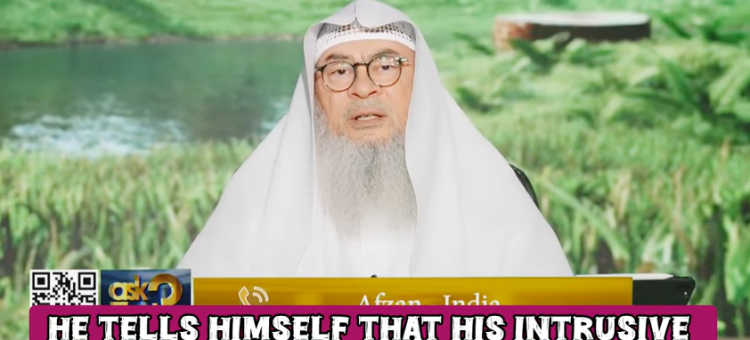 He gets intrusive thoughts about mocking Prophetﷺ He tells himself they don't exist Is it kufr