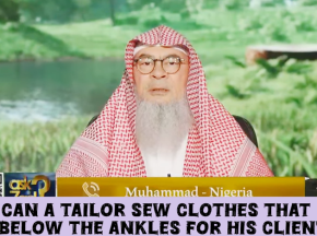 Can a tailor sew clothes that go below the ankles for his clients? #islam #islamic