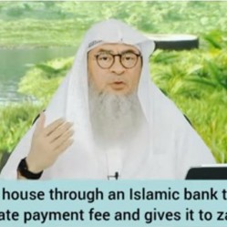 Can I buy a house through Islamic Finance that takes 50% late payment fee?