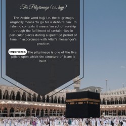 The Pilgrimage (i.e. hajj)