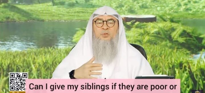 Can I give zakat to my siblings if they are poor or needy?