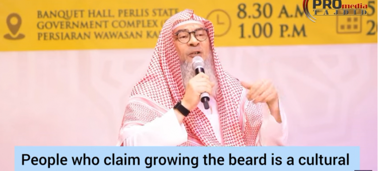 People who claim growing beard is cultural because Prophet ﷺ‎ didn't have Gillette!