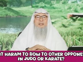 Is it haram (Shirk) to bow to the opponent in Judo Karate etc #islam #islamic #quran