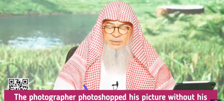 Photographer photoshopped my picture without my knowledge, am I sinful if I use it for documents?