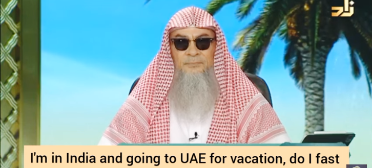 Started fasting in UAE, going to India, do I fast & make eid according to UAE or India