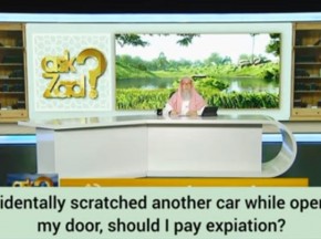 Accidentally scrached another car while opening my door, should I pay expiation?