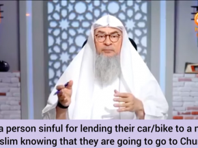 Am I sinful if I lend my Bike Car to non muslim knowing he will go 2 Church / Temple