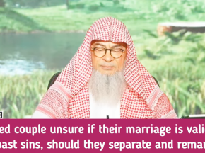 Married couple unsure if their marriage is valid due to zina before nikah Do they separate & remarry