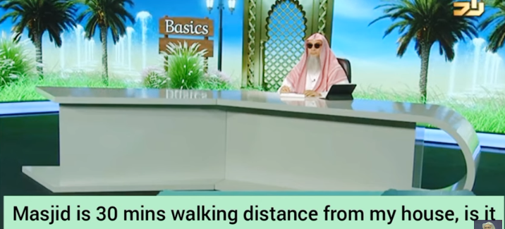 Masjid is 30 mins walking distance from home Is it mandatory for me 2 pray in masjid