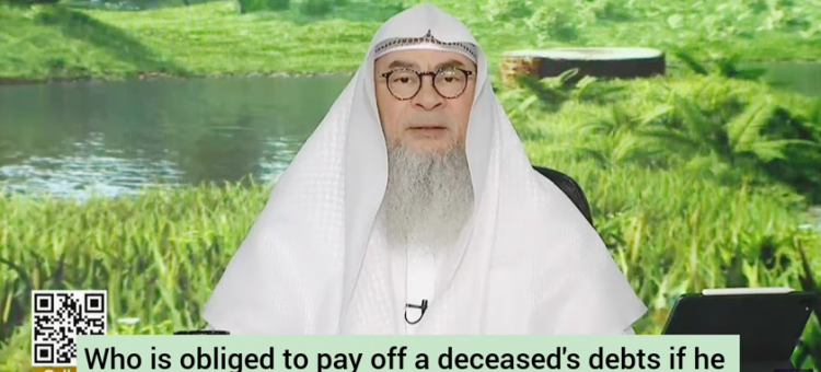 Are wife & children obliged to pay off his debts after he dies if he didn't leave behind any wealth?