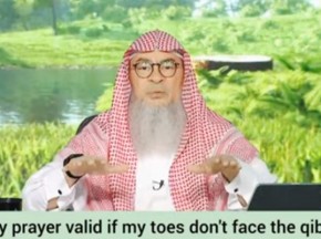 Is my prayer valid if my toes don't face the qiblah?