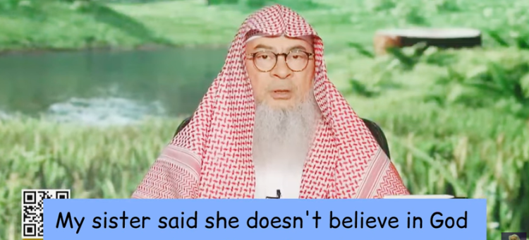 My sister said she doesn’t believe in God & my mum doesn’t want me to tell my dad