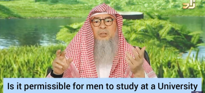 Are men allowed to study in co education colleges in islam? (mixed university)