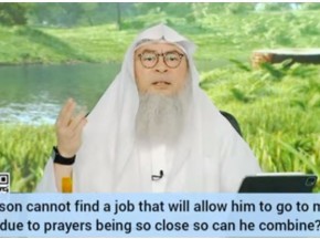 Gap between prayers is short, can't pray on time due to work, Can I combine prayers