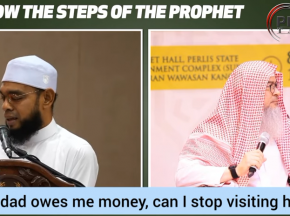 My dad owes me money, can I stop visiting him?