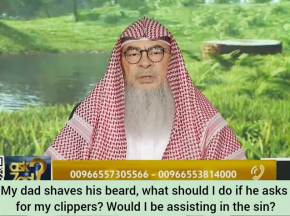 My dad shaves his beard, what to do if he asks for clipper? Is it assisting in sin?