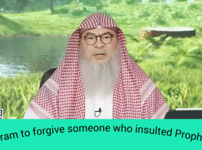 Is it haram to forgive someone who insult Prophet ﷺ‎ ?