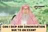 Can I skip prayers due to exams? #islam #islamic #allah #quran #sunnah #halal #haram